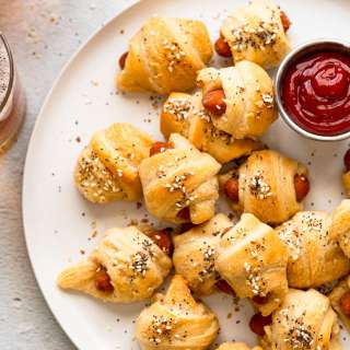 Vegan Pigs in a Blanket with Baby Carrots (Overnight Marinade)