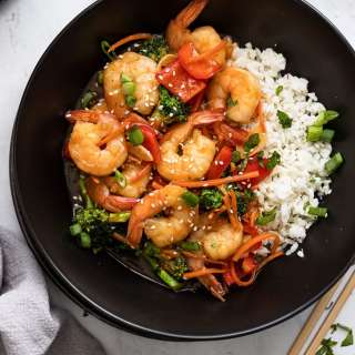 20-Minute Shrimp Stir Fry with Veggies