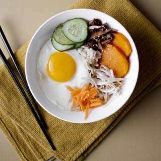 Vegetarian Sweet Potato Bibimbap