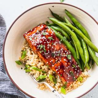 20-Minute Baked Teriyaki Salmon (so easy!)
