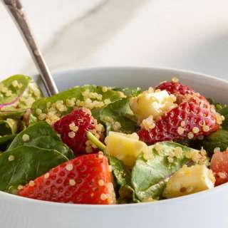 Strawberry Quinoa Salad With Brie