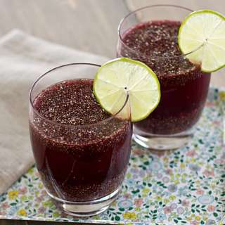 Pomegranate Lime Chia Fresca