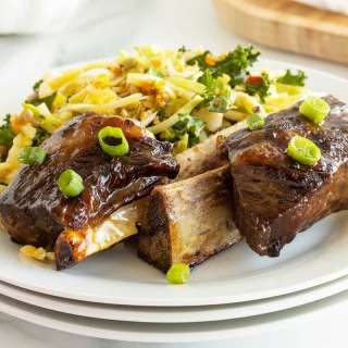 Beer Glazed Beef Ribs