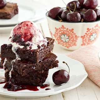 Cherry Lambic Brownies