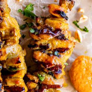Thai Chicken Satay Skewers