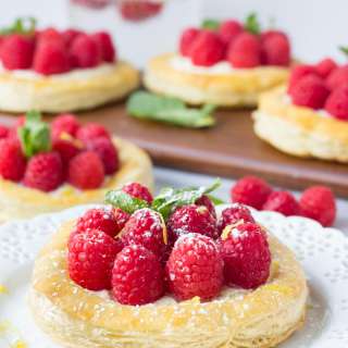 Raspberry Lemon Mascarpone Pastries