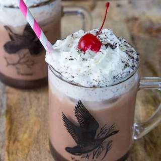Spiked Chocolate Iced Coffee