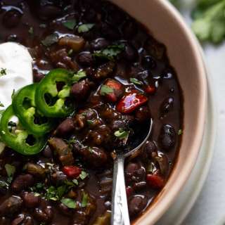 Hearty 30-Minute Canned Black Bean Soup (Vegan)