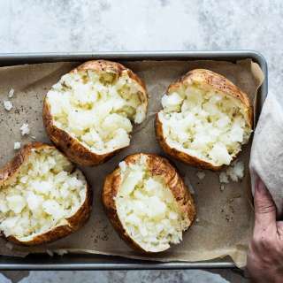 Air Fryer Baked Potatoes