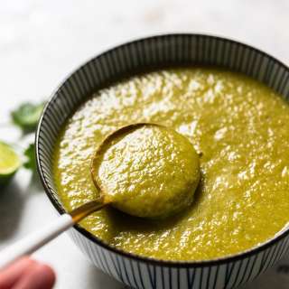 Sheet Pan Roasted Green Enchilada Sauce