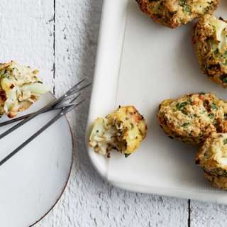 Crispy Parmesan Cauliflower Tots