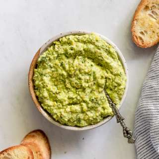 5-Minute Lemon Basil Pesto with Almonds