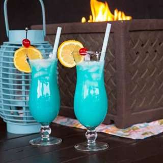 The Blue Lagoon Cocktail Drink