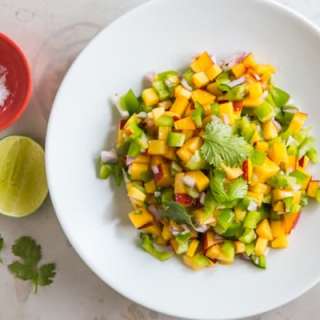 Sweet & Spicy Peach Salsa