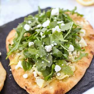 Artichoke and Arugula Flatbread