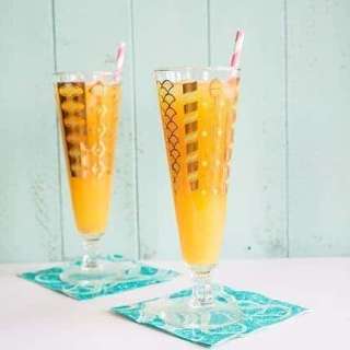 The Pierced Fuzzy Navel Cocktail