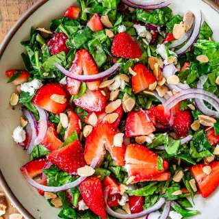 Strawberry Spinach Salad