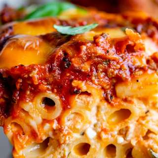 The Best Baked Ziti with Cottage Cheese (Postpartum Ziti)
