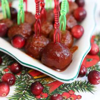 Cranberry Sauce Cocktail Meatballs