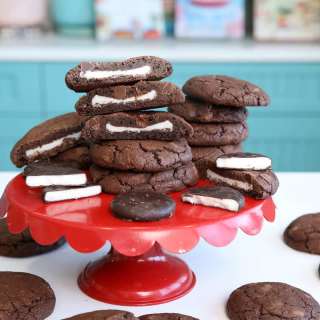 Double Mint Stuffed Chocolate Chip Cookies