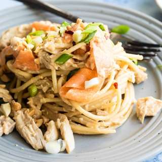 Thai Peanut Chicken and Noodles