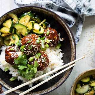 Korean Barbecue Meatballs