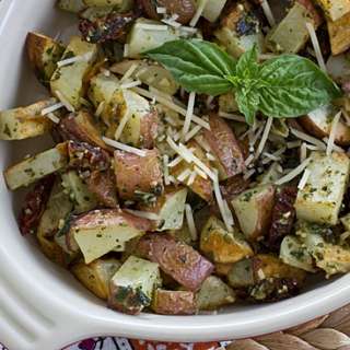 Roasted Pesto Potato Hash