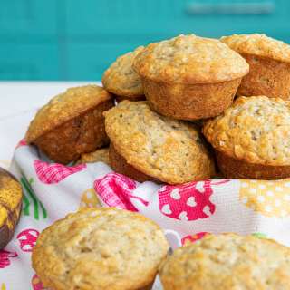 Banana Oatmeal Muffins