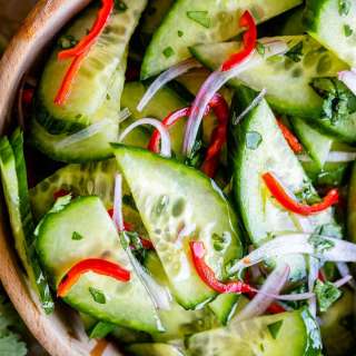 Thai Cucumber Salad Recipe (for Satay)
