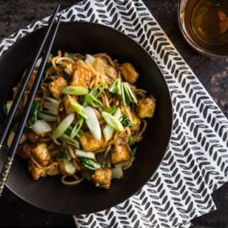 Mee Goreng with Tofu and Bok Choy
