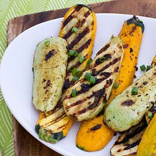 Miso-Marinated Grilled Summer Squash