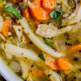 Chicken Noodle Soup with Egg Noodles