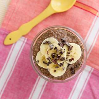Chocolate Peanut Butter Chia Breakfast Parfait