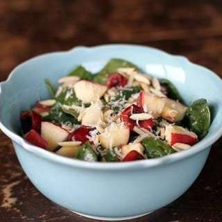 Apples N' Cherries Spinach Salad