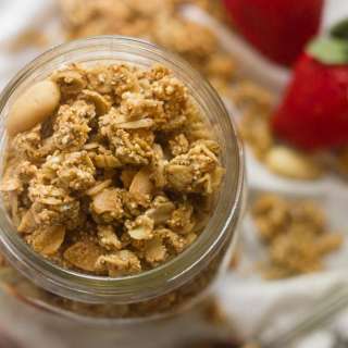 Peanut Butter & Puffed Amaranth Granola