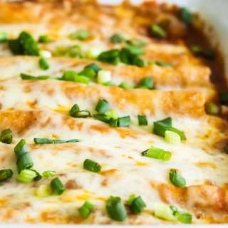 Sour Cream Chicken Enchiladas
