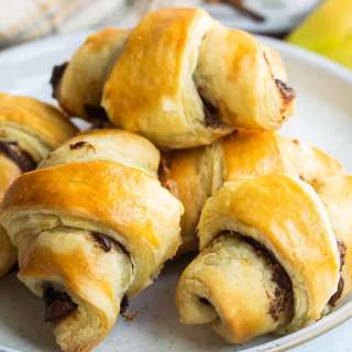 Banana Nutella Croissants