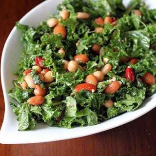 Kale and Mixed Beans Salad