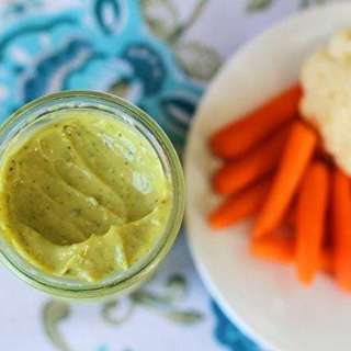 Homemade Lime and Garlic Avocado Dressing
