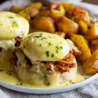 Pulled Pork Eggs Benedict