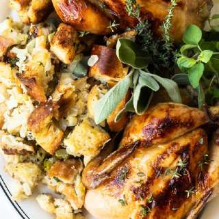 Bread Stuffing for Two