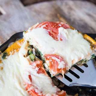 Vegetable Pizza Breakfast Skillet