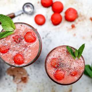 Watermelon-Strawberry Smoothie