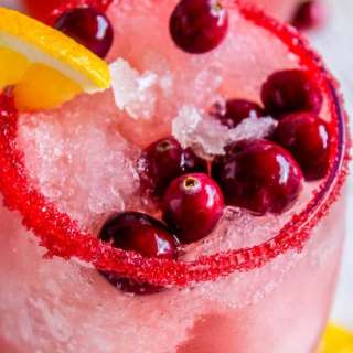 Sparkling Christmas Slush Drink