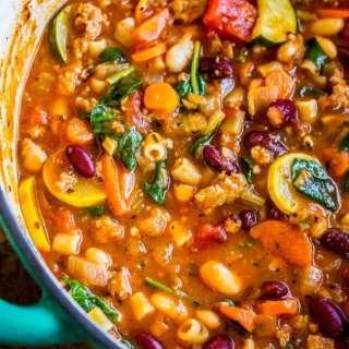 Sausage Minestrone Soup