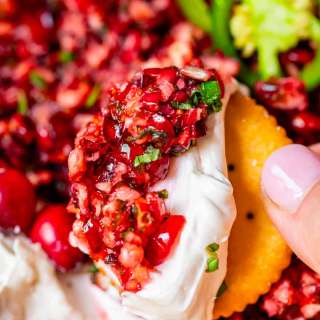 Jalapeno Cranberry Cream Cheese Dip