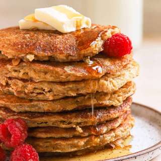 Homemade Oatmeal Pancakes