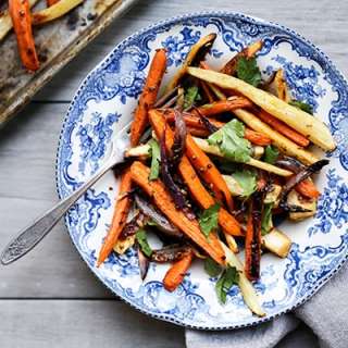 Spiced Roasted Root Vegetables