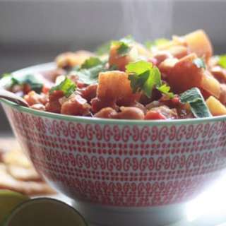 Slow-Cooker Indian-Spiced Chickpeas & Red Potatoes