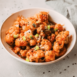 Sticky Sesame Cauliflower
